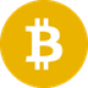 Licht oranje circkel met een witte valuta letter B symbool als Bitcoin SV (BSV) coin logo - CoinCompare