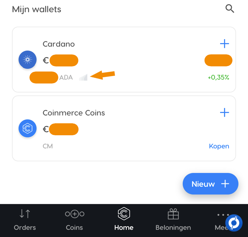 Coinmerce staking starten app