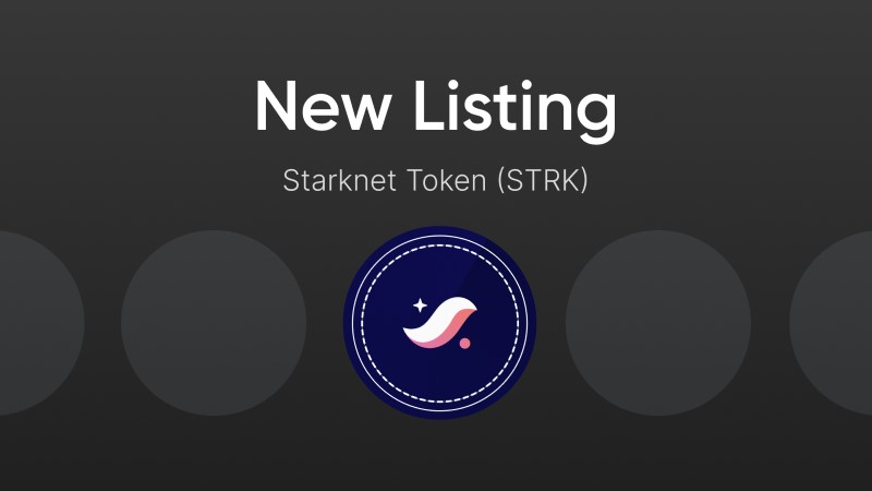 Starknet Token new at bitvavo
